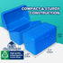 Olivo 3x5 Index Card Holder Box, Flash Note Card Organizer Case, 4 Colors Pack for 3 x 5 Index Card Storage