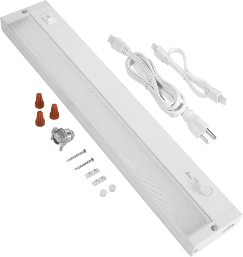 18 Dimmable, 700 5 2700K/3000K/3500K/4000K/5000K, Maxxima in. LED Under Cabinet Lighting, Linkable, Hardwired or Plug