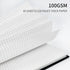 Graph Paper Notebook, 8.5" x 11" Spiral Notebook, 120 Pages, 100 GSM, Hardcover, 4 Pack, Engineering Notebook, Black