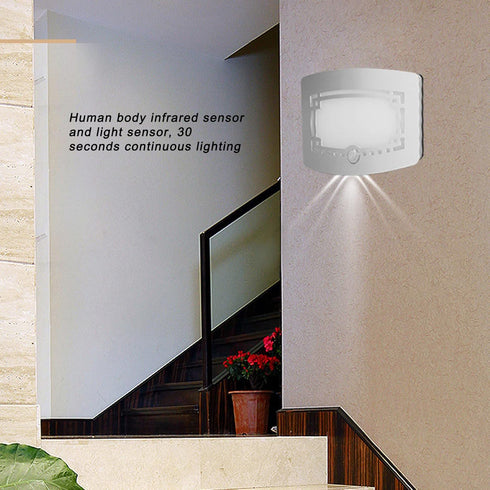 Tyenaza Night Light Lamp, Human Body Sensing Good Fixability Gentle Light Auto Sensing LED Night Light for Bedside