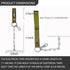 KUNN Electrical Tape Holder - Dual-Use Tape Thong, Enhanced Fast Tape Holder Chain for Tool Belt