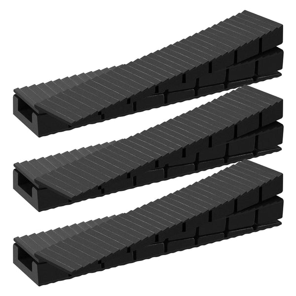 Composite Shims, 40 Pack Heavy Duty Plastic Wedge Shims for Indoor/Outdoor Use, DIY Furniture Levelers for Home