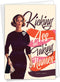 NobleWorks - 1 Funny All Occasion Card for Women, Blank Humor Notecard with Envelope - Taking Names