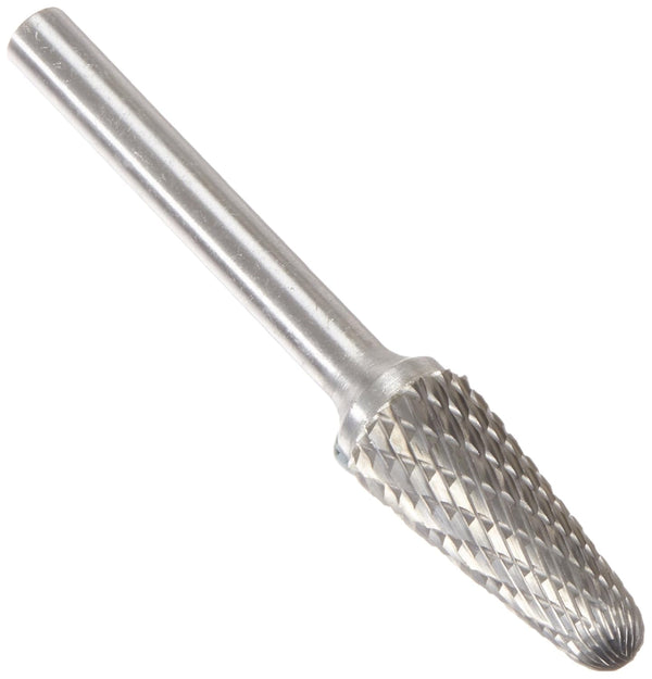 Drill America SL-4 Carbide Burr/Rotary File Cone Double Cut for Die Grinder 1/2" Dia. x 1 1/8" Cut Length