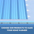 9 in Inside Foam for Metal Roofs, Classic Rib Profile Foam Closure Strips for Metal Roofing Panels (10 Pcs)