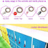 BIHRTC Pack of 6 Keychain Bracelet Key Holder Wristlet, Flexible Spiral Wrist Coil Key Chain