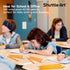 Shuttle Art 350 Pack Wood-Cased #2 HB Pencils, Sharpened Yellow Pencils with Erasers, Bulk Pack for School, Writing,