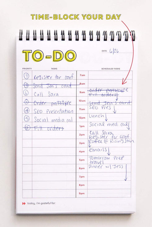 Schedule Magic Time Blocking Planner, Daily Organizer