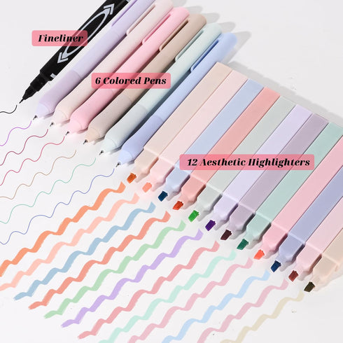 NEWEST Bible Journaling Kit, Bible Study Supplies, No Bleed Highlighters and Pens, Pink Bible Tabs, Aesthetic Tools