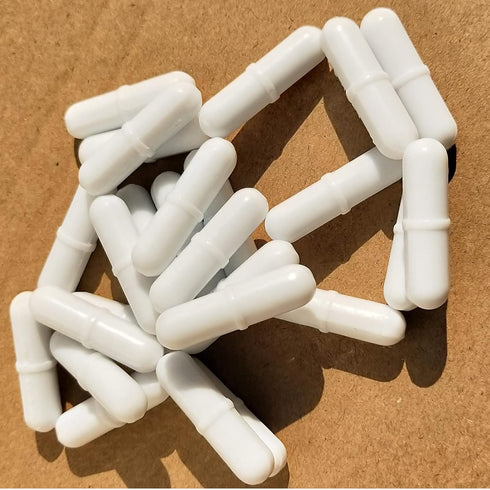 Laboratory Magnetic Stir Bars, PTFE Magnetic Stirrer Mixer, 10 Pcs (Diameter 9mm, Length 35mm)