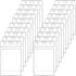 LIQWEI 20Pcs Vertical Badge Holders, ID Card Badge Holder, Plastic Name Tag Holder