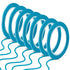 Xuniea 10 Rolls Pinstripe Tapes Vinyl - Thin Automotive Masking Tape for Curves, 33 Meters Each Roll (Blue, 0.12 Inch)