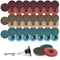 Linkiblock 45Pcs 3 inch Nylon Surface Conditioning Quick Change Sanding Discs R-Type with