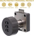 3-Digit Holibanna Combination Drawer Lock for File Cabinet and Locker Password Keyless Lock Gray Round Face for Office