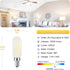 E12 Bulb Dimmable, T6/T25 Bulbs 25W 4000K Bulbs, 2W, 200LM, E12 Bulbs, 4 Pack Frosted LED Candelabra LED Light