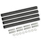 MECCANIXITY Threaded Extension Rod, 7.87" Lamp Pipe with Connector Light Fixture Parts for
