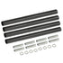MECCANIXITY Threaded Extension Rod, 7.87" Lamp Pipe with Connector Light Fixture Parts for