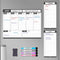Weekly Dry Erase Board for Refrigerator, Magnetic Calendar Planner Set with 2 List Whiteboards, Markers & Eraser