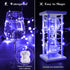 Smacen 2 Pack 32.8 100 8 Ft Led Black Light Fairy Lights, UV fairy Lights Battery Operated with Remote & Timer, Modes