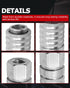1ST PD242 1/8" 1/4"-18 2.12" Series PD Steel Test Port and Diagnostic Equipment Quick Coupler With Female Pipe Thread