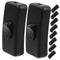 10pcs Inline Electrical Lamp Switch 2A 125-250V Rocker Button Control Black Power