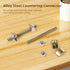 10 Pack Countertop Connector, Furniture Fastening Connectors, Miter Draw Bolt Flip Connector, 5/16" x 3-1/2"