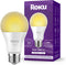 Roku Smart Light Bulbs (White, 1-Pack) - Dimmable A19 Lightbulbs with Adjustable