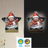 ALAZA Merry Christmas Snowman Tree Black Star Shaped LED Night Light Dusk to Dawn Sensor Plug in Night Home Decor Desk