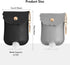 TLIFOS 2Pcs Reusable Hand Sanitizer Holder, Portable Leather Leakproof Hand Sanitizer Keychain for Travel Outdoor