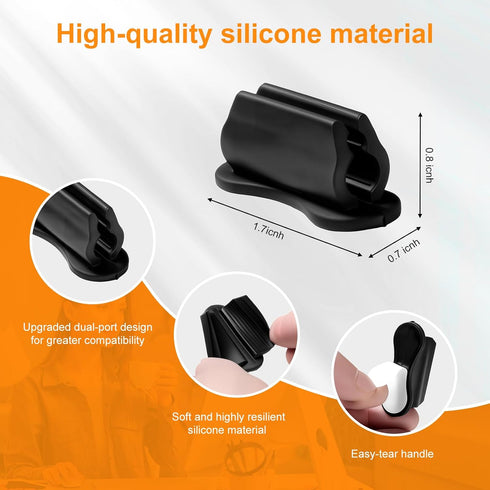bihijua 5PCS Adhesive Pencil Holder for Desk, Upgraded Adhesive Pen Holder for Clipboard, Wall, Marker Holders, Teacher