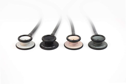 ADC 619CHM Adscope Lite Model 619 Ultra Lightweight Stethoscope, Champagne Finish with Black Tubing