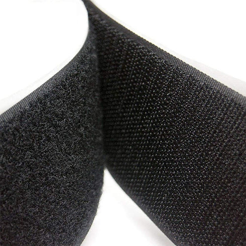 LLPT Hook and Loop Tape, 3/4 Inch x 23 Feet Heavy Duty Adhesive Industrial Strength Strip for Indoor/Outdoor, Black