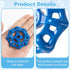 Pndeyo 2pcs 7x7mm Outdoor Faucet Handle Hose Bib Handle, Square Stem Hole Water Spigot Handle, Round Wheel Outside