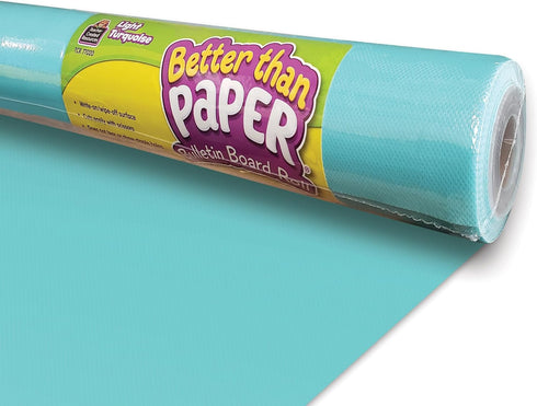 Light Turquoise Better Than Paper Bulletin Board Roll for Classroom Decor