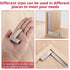 4PCS 2, 3, 4 6 inch 90-Degree Set XUNTOP Machinist Square and Squares Combinations, Right Angle Engineer Hardened Angle