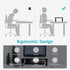 3 LOTEYIKE Monitor Riser Desktop Stand, Flat Screen TV Monitor Stand Riser, Sturdy Metal Laptop Computer Monitor Stand