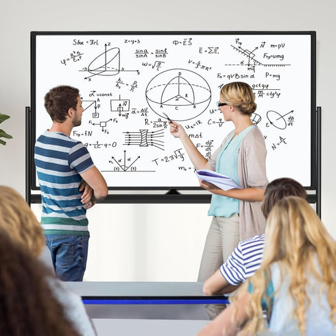 Large Rolling White Boards on Wheels 60 X 36 Inches Magnetic Dry Erase Board with Stand for Office Home