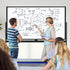 Large Rolling White Boards on Wheels 60 X 36 Inches Magnetic Dry Erase Board with Stand for Office Home