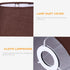Cloth Lamp Shade Cover Fabric Lampshade Soft Diffused Glow Lamp Accessory for Wall Sconce Easy Installation Bracket