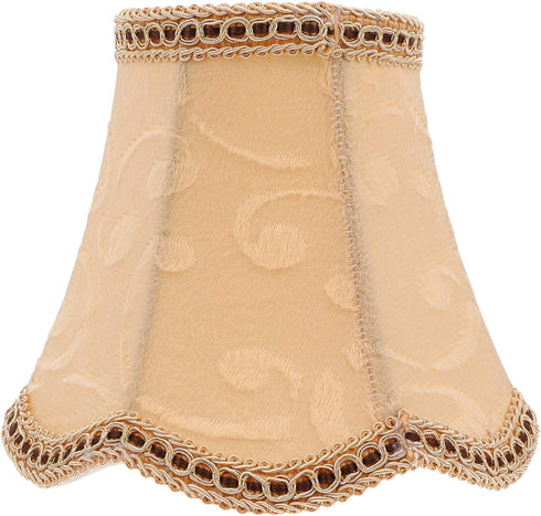 minkissy Cloth Lamp Shade Vintage Lamp Shade Clip On Bulb for Table