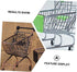 Rolling Wrought Iron Storage Cart - Versatile Kitchen & Party Use