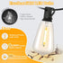 25FT 13 ST38 Bulbs (1 Dimmable Brightever Outdoor String Lights, Patio Lights with LED Edison Spare), Waterproof
