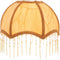 DOITOOL Cloth Lampshade with Tassel Fringe European Style Umbrella Shape for Desk