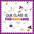 Halloween Bulletin Board Decoration Set, Cute Ghost Paper Cutouts and Blackboard Border for Classroom Chalkboard Decor