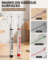 8 20mm (4 Nicpro PCS Long Nib Marker Pens, Deep Hole Marker, Quick Dry & Waterproof Construction Markers, Long Head
