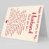 mmuue Happy Anniversary Card for Husband, Romantic Anniversary Card Gift from Wife, Thank You Husband Card, Sweet
