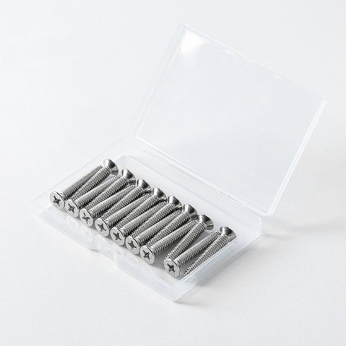 5/32-32 x 3/8'' (100Pack) Flat Head Machine Screw, Phillips Drive, 304 Stainless Steel 18-8, Bright Finish, Fully
