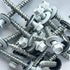 Metal Roofing Screws - #10 x 1.5” Self Tapping Hex Head with EPDM Rubber Washer for Metal to Wood, White