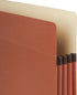 Blue Summit Expanding File Pockets, Letter Size, 3.5” Expansion, Redrope – 10 Folders