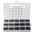 750 Pcs Small/Micro/Tiny/Mini Self-Tapping Screws - M1.7-M3 Phillips Pan Head, Cross Recessed, Carbon Steel (Black)